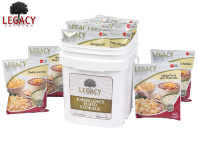 60 Serving Breakfast, Lunch, and Dinner Bucket